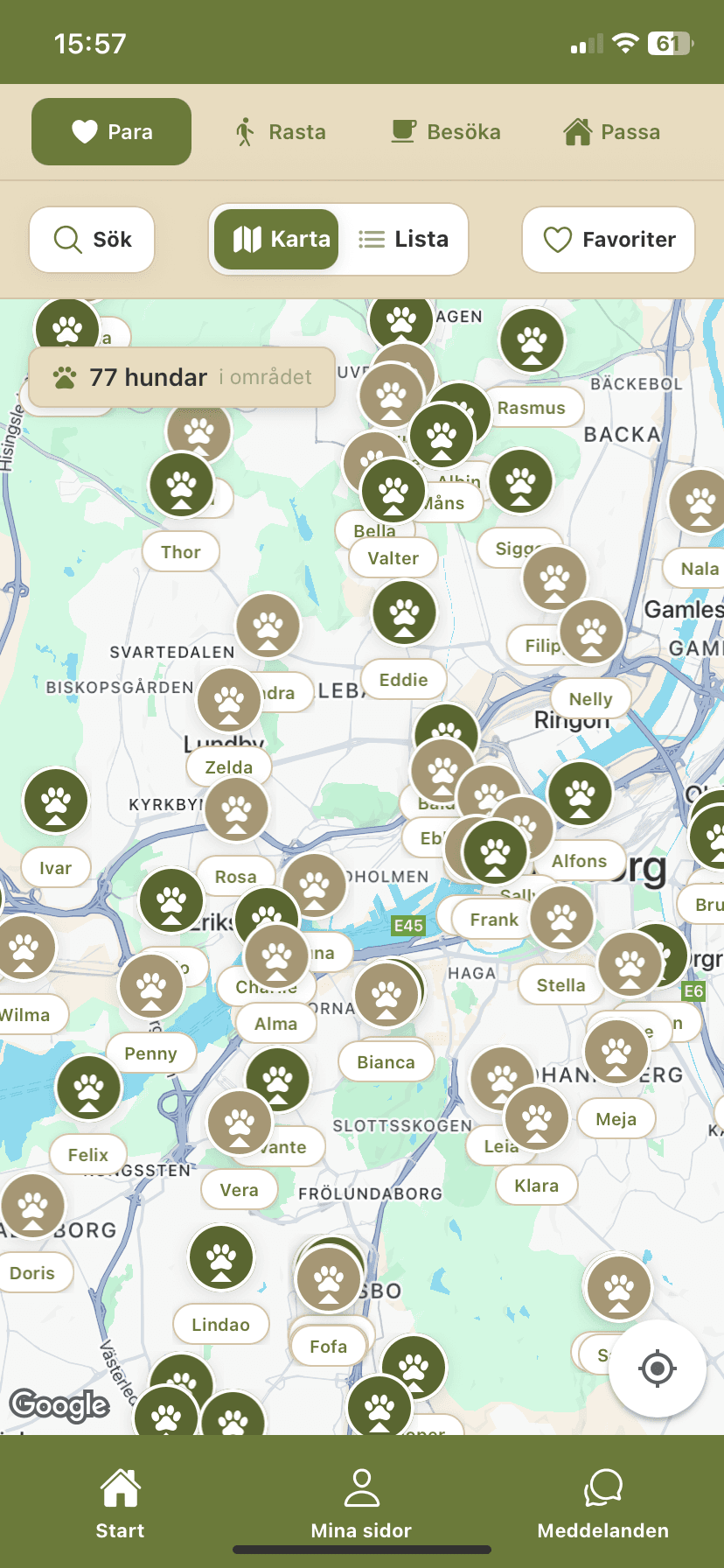 Flocken app screenshot