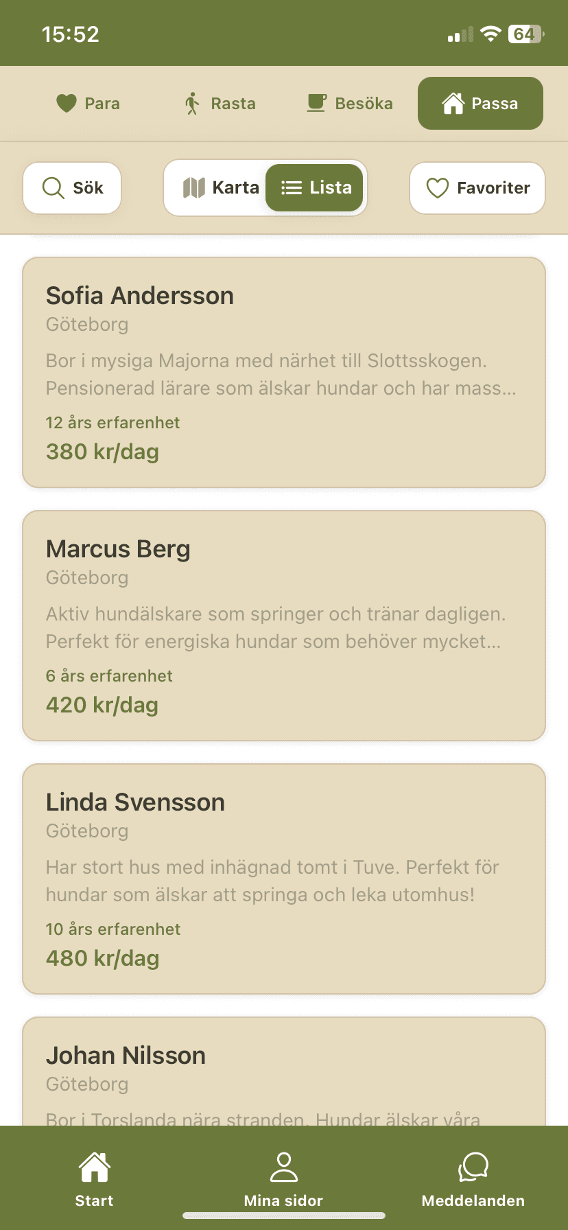 Flocken app screenshot
